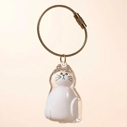 MeowHaus Cat Fur Keepsake Charm Keychain