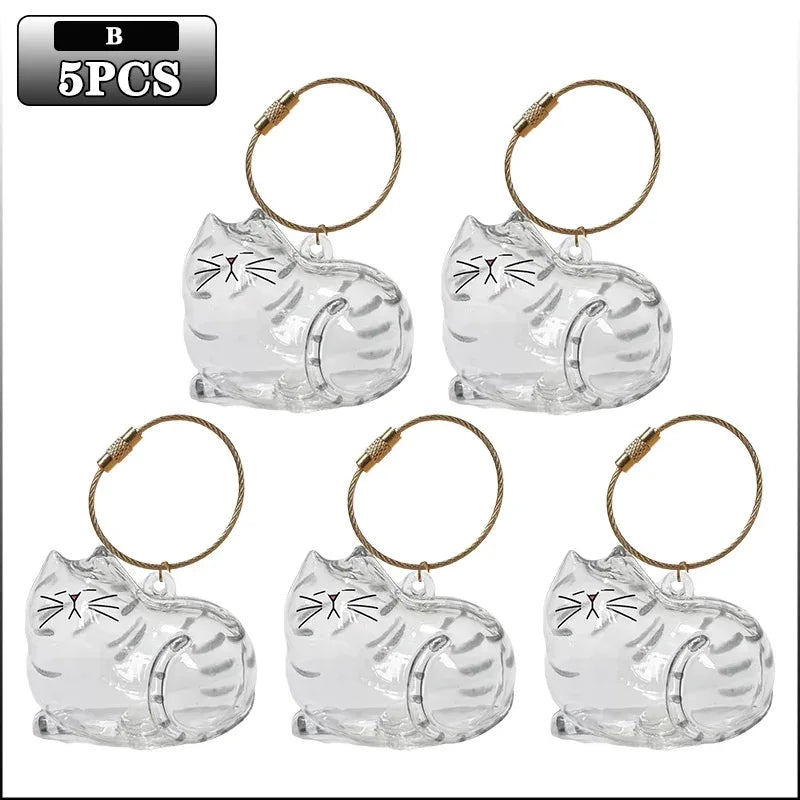 MeowHaus Cat Fur Keepsake Charm Keychain