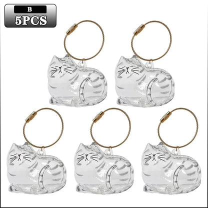 MeowHaus Cat Fur Keepsake Charm Keychain