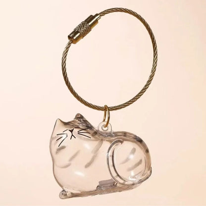 MeowHaus Cat Fur Keepsake Charm Keychain