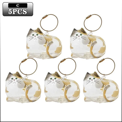 MeowHaus Cat Fur Keepsake Charm Keychain