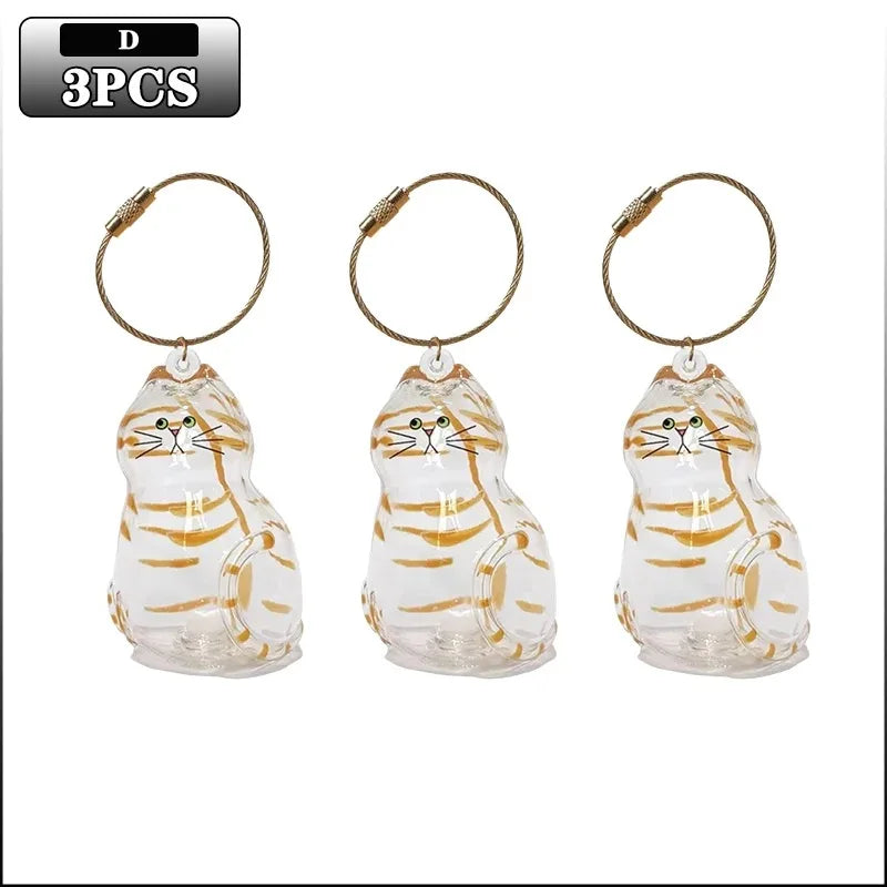 MeowHaus Cat Fur Keepsake Charm Keychain