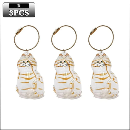 MeowHaus Cat Fur Keepsake Charm Keychain