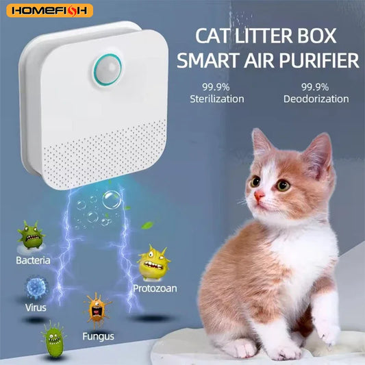 MeowHaus Smart Cat Litter Box Purifier & Deodorizer