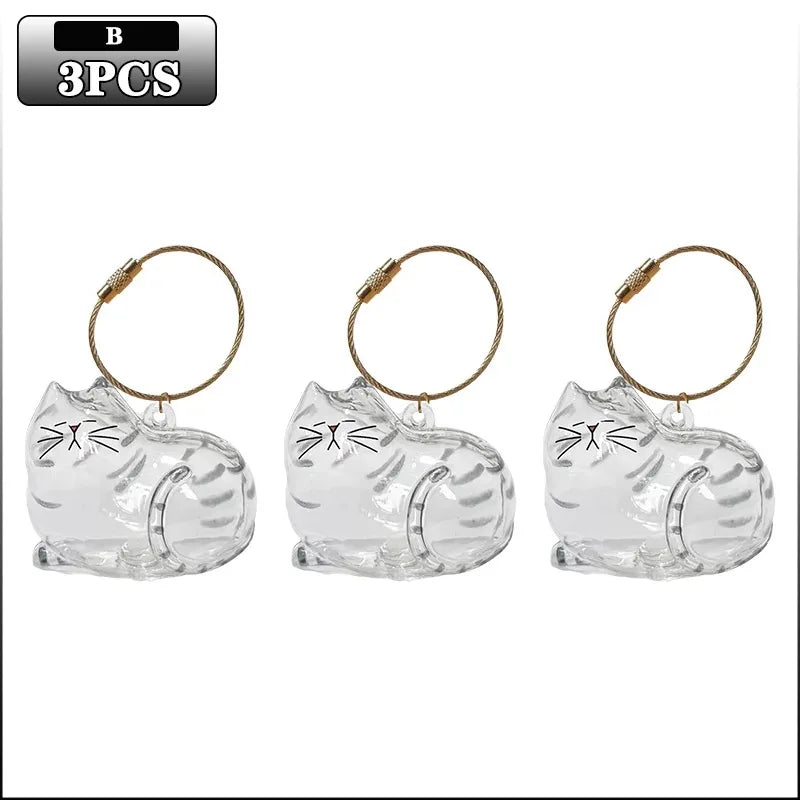 MeowHaus Cat Fur Keepsake Charm Keychain