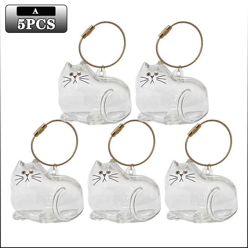 MeowHaus Cat Fur Keepsake Charm Keychain