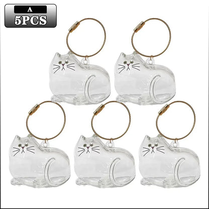 MeowHaus Cat Fur Keepsake Charm Keychain