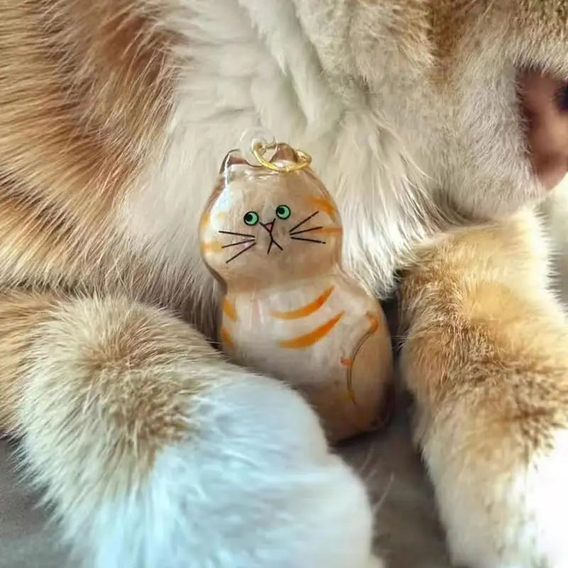 MeowHaus Cat Fur Keepsake Charm Keychain
