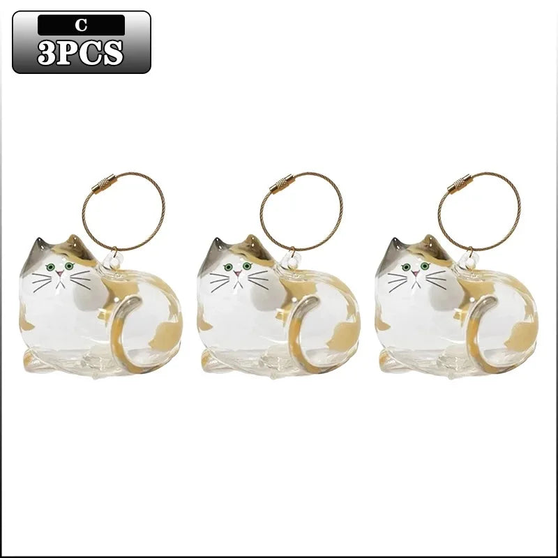 MeowHaus Cat Fur Keepsake Charm Keychain