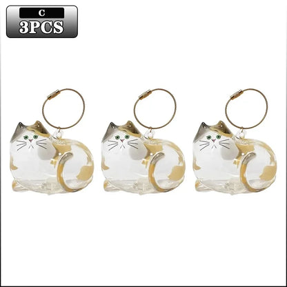 MeowHaus Cat Fur Keepsake Charm Keychain