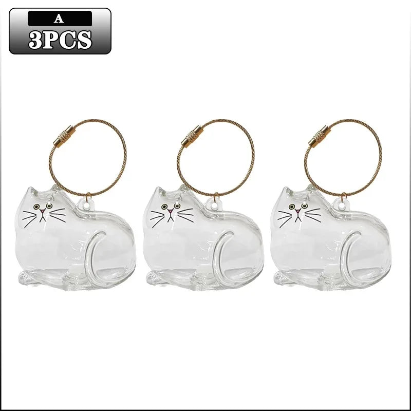 MeowHaus Cat Fur Keepsake Charm Keychain