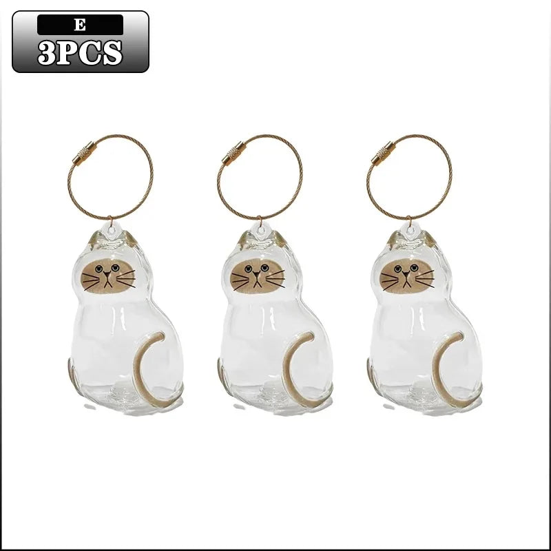 MeowHaus Cat Fur Keepsake Charm Keychain
