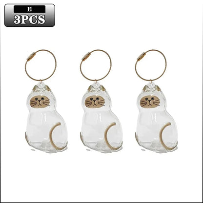 MeowHaus Cat Fur Keepsake Charm Keychain