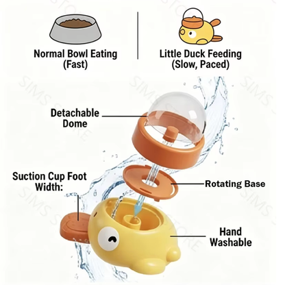 MeowHaus Interactive Treat Launcher Duck